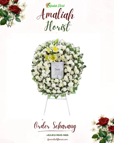 Krans Bunga Duka Cita di Ciasihan